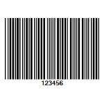 Example of Code 39 barcode