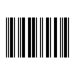Example of ITF barcode